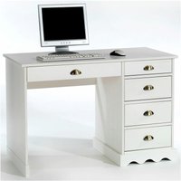 Schreibtisch colette in der Farbe weiß von Idimex