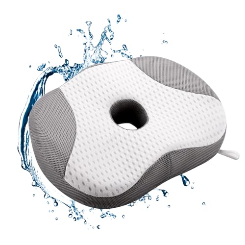 Idle Hippo Whirlpool Booster Sitz, Gewichtetes Whirlpool-Kissen mit leistungsstarken rutschfesten Saugnäpfen, Booster Kissen, Schnell Trockenes Spa Kissen für Indoor Outdoor Whirlpool von Idle Hippo