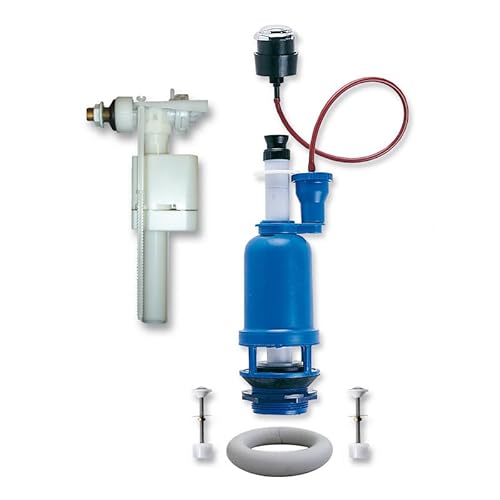 Ablaufgarnitur für Monoblock-WC-Serie EASY mit pneumatischer Steuerung am Spülkasten - Idral von Idral