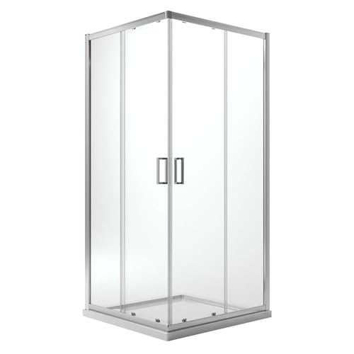 Idralite Eckeinstieg Duschkabine Rechteckig 90x80 H185 Transparent 6mm Glas Mod. Ready von Idralite