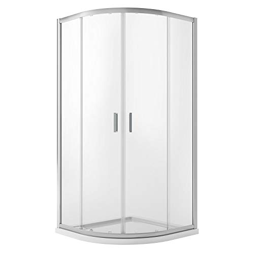 Idralite Eckeinstieg Duschkabine Runddusche 90x90 H185 Transparent 6mm Glas Mod. Ready von Idralite