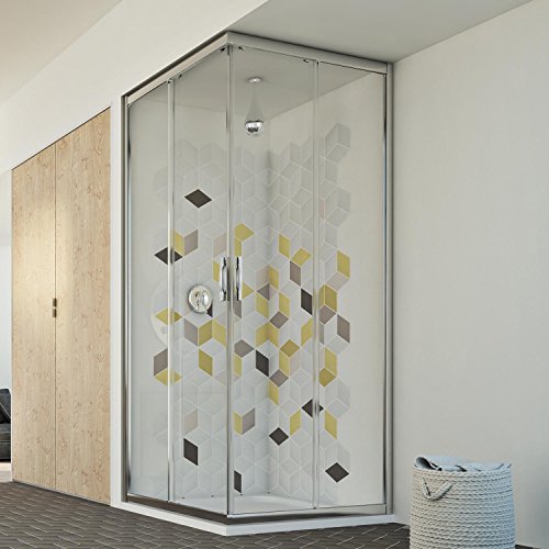 Idralite Evolution Duschkabine 80x80 cm H198 ESG-Klarglas von Idralite