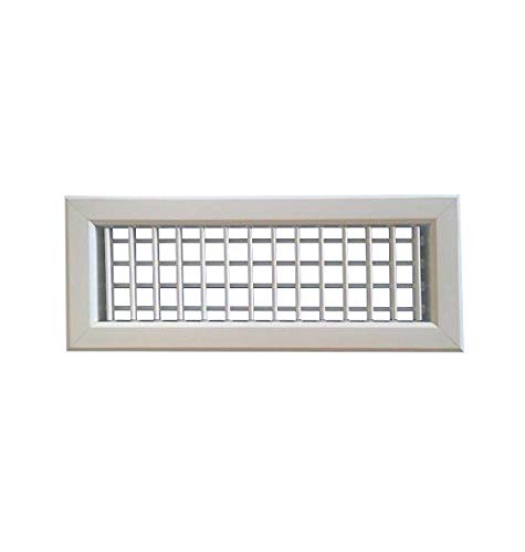 Gitterdüsen 600 x 200 mm weiß mit schwenkbaren Klappen Doppelgewinde schwenkbar Gitterdüsen 600 x 200 mm weiß mit schwenkbaren Klappen Doppelgewinde schwenkbar von Idrotop ACCES. CLIMA