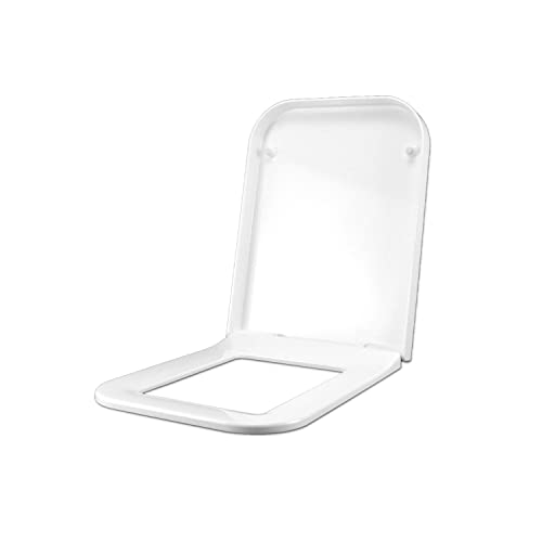 WC-Sitz für Flaminia Terra, Original-Thermo-Weiß, Reißverschluss, Edelstahl, normale oder verlangsamte Softclose von Idrotop