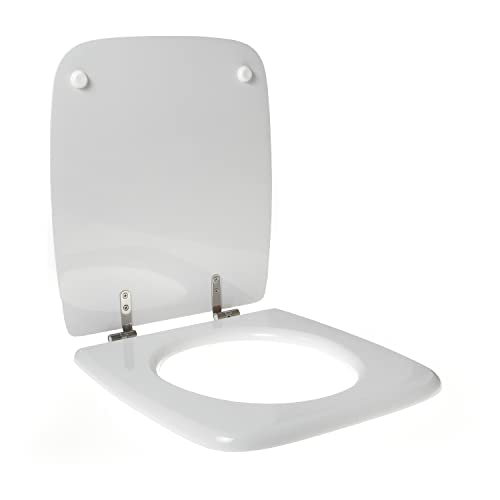 WC-Sitz für GLOBO STONE 45 Holz Polyester hochwertiges Scharnier Edelstahl WC-Sitz für GLOBO STONE 45 Holz Polyester hochwertiges Scharnier Edelstahl von Idrotop