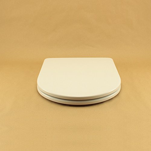 WC-Sitz für IDEAL STANDARD MOMENTS Thermodurable weiß Scharniere Edelstahl normal oder verlangsamt Softclose von Idrotop