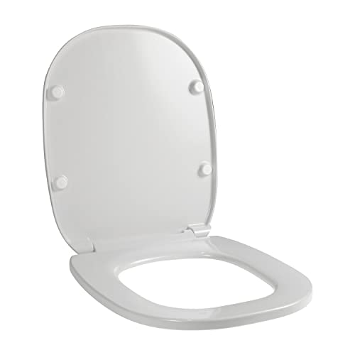 WC-Sitz für POZZI GINORI 500 CINQUECENTO weiß als Original Thermo-Reißverschluss Edelstahl normal oder verlangsamt Softclose Toilettensitz Toilettenartikel von Idrotop