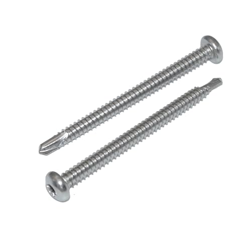 Bohrschrauben 3,9X22 10 Stück Linsenkopfschraube TX - Form M Edelstahl A2 / V2A, Blechschrauben selbstschneidend DIN 7504 / ISO 15480 - rostfrei Bohrschrauben 3,9X22 10 Stück Linsenkopfschraube TX - Form M Edelstahl A2 / V2A, Blechschrauben selbstschneidend DIN 7504 / ISO 15480 - rostfrei von Idt Trade