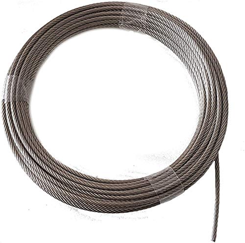 Drahtseil 1,5mm 25 Meter Edelstahl 7X19 EN 1.4401 weich A4 NIRO, Nirosta von Idt Trade