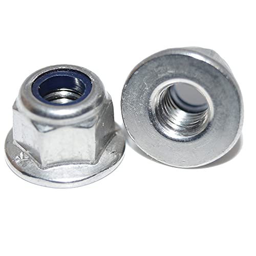 Flanschmuttern M10 20 Stück Gleitmo selbstsichernd ohne Sperrverzahnung DIN 6926 A2 Edelstahl Muttern V2A Sechskant-Mutter Sicherungsmuttern A2 von Idt Trade