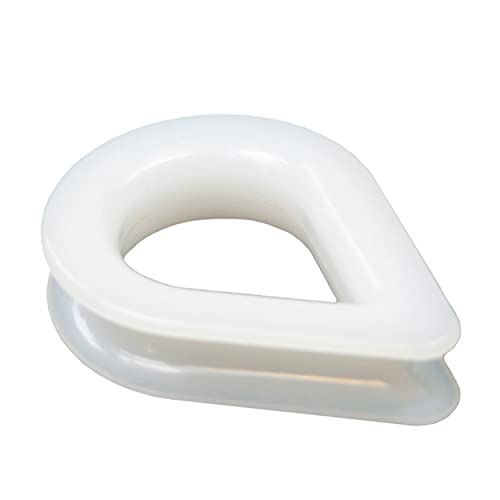 Kausche 20mm aus Kunststoff 2 Stück, Nylonkausche für Drahtseil oder Tauwerk Ø= 20mm, Seilkauschen aus Nylon Kausche 20mm aus Kunststoff 2 Stück, Nylonkausche für Drahtseil oder Tauwerk Ø= 20mm, Seilkauschen aus Nylon von Idt Trade