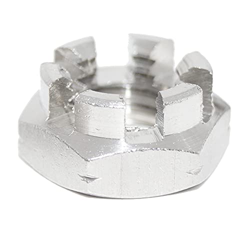 Kronenmuttern M10 6 Stück niedrige Form DIN 937 A2 Edelstahl Muttern V2A Sechskant-Mutter Kronenmuttern M10 6 Stück niedrige Form DIN 937 A2 Edelstahl Muttern V2A Sechskant-Mutter von Idt Trade