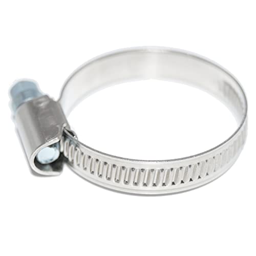 Schlauchschellen mit Schneckenantrieb (4 Stück) Spannbereich: 140-160 mm, Bandbreite: 9 mm, Form A, A2 Edelstahl von Idt Trade