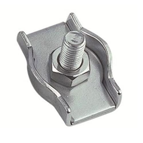 Simplex Drahtseilklemme 10 mm 2 Stück für Drahtseil 10 mm Edelstahl A4 NIRO, AISI 316 Nirosta Simplex Drahtseilklemme 10 mm 2 Stück für Drahtseil 10 mm Edelstahl A4 NIRO, AISI 316 Nirosta von Idt Trade