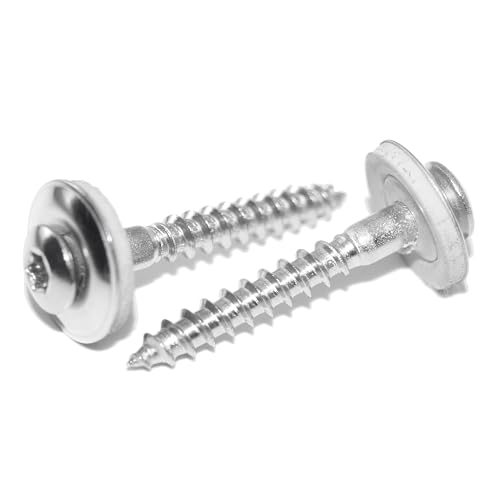 Spenglerschrauben 4,5X90 25 Stück mit EPDM-Dichtscheibe Ø15 mm und TX20-Antrieb aus A2 Edelstahl - rostfrei Spenglerschrauben 4,5X90 25 Stück mit EPDM-Dichtscheibe Ø15 mm und TX20-Antrieb aus A2 Edelstahl - rostfrei von Idt Trade