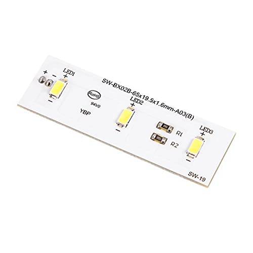 Iegefirm 2PCS SW-BX02B KüHlschrank-LED-Lichtplatine ZBE2350HCA Lichtleiste SW-BX02B von Iegefirm