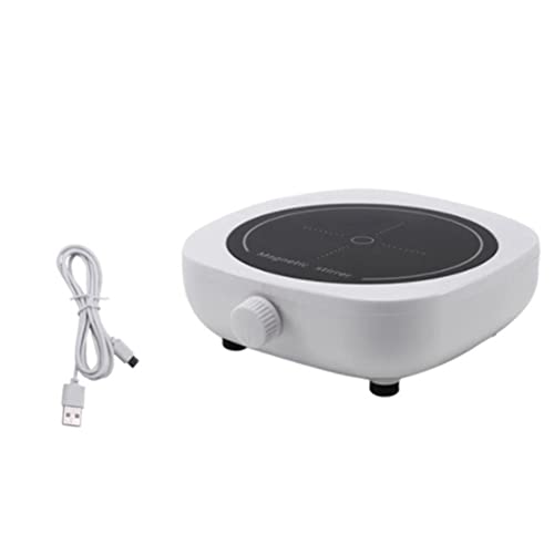 Iegefirm MagnetrüHrer Mini Lab Stir Mixer Tragbare RüHrplatte mit RüHrstab 2L 2000RPM für das Labor von Iegefirm
