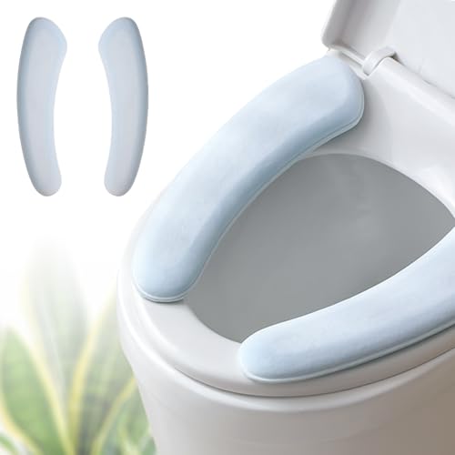 Iensen Dicker und elastischer Toilettensitzbezug - waschbar & wiederverwendbar mit doppelseitigem Klettverschluss für einfache Befestigung - gepolsterte Matte mit dickem Schwamm für zusätzlichen Iensen Dicker und elastischer Toilettensitzbezug - waschbar & wiederverwendbar mit doppelseitigem Klettverschluss für einfache Befestigung - gepolsterte Matte mit dickem Schwamm für zusätzlichen von Iensen