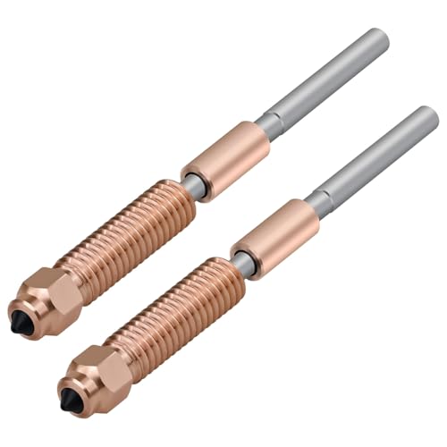 Ieron 2-teiliges K1C-Schnellwechsel-Düsenset 0,4 mm 0,6 mm für Crea-lity K1C- und Ender 3 V3-3D-Drucker, Keramik-Heizblock, Hot-End-Ersatzzubehör von Ieron