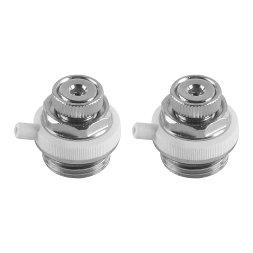 Ieron 2PCS Automatische Heizkörperentlüfter 1/2 Zoll Anschluss Automatisches Heizkörperentlüfterventil Selbstentlüftendes Heizkörperventil Entlüftungsventil von Ieron