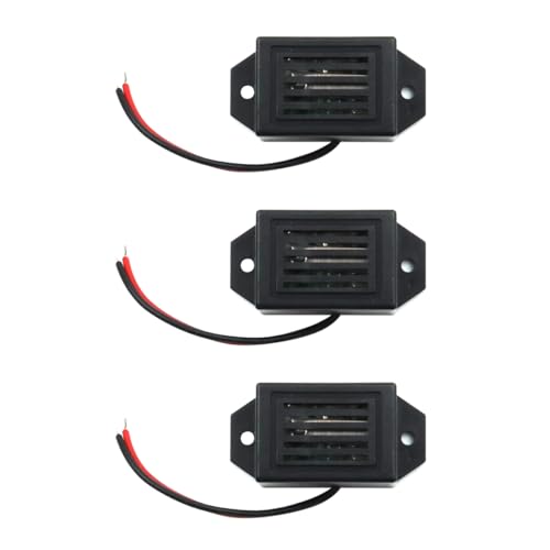 Ieron 3 Stück Mini-Mechanische Summer, Summer mit Leitungen, 3 V 400 Hz Morsecode Mechanische Elektronische Komponenten von Ieron