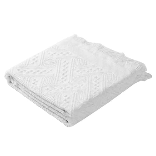 Ieron Boho Picknickdecke – 90 x 180 cm, leichte Outdoordecke, Wasserabweisende und waschbare Matte für Park, Strand, Garten und Camping – Weißer Bohemian-Stil, Einzelnutzung von Ieron