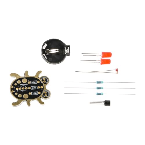Ieron Lötset für Anfänger, Weevils-DIY-Set, ideal zum Erlernen des Lötens von Elektronik und zum Basteln grundlegender Lötprojekte, inklusive Werkzeugkomponenten von Ieron