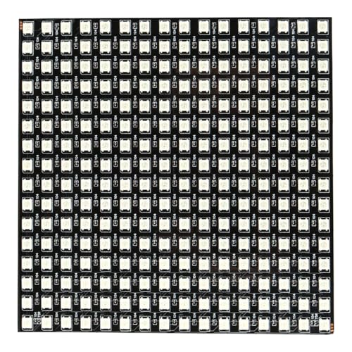 Ieron RGB-Panel WS2812B 16 x 16 Pixel, Flexibles Modul, individuell adressierbares, vollfarbiges DC5V-Smart-Light-Display für kreative Installationen und Projekte von Ieron