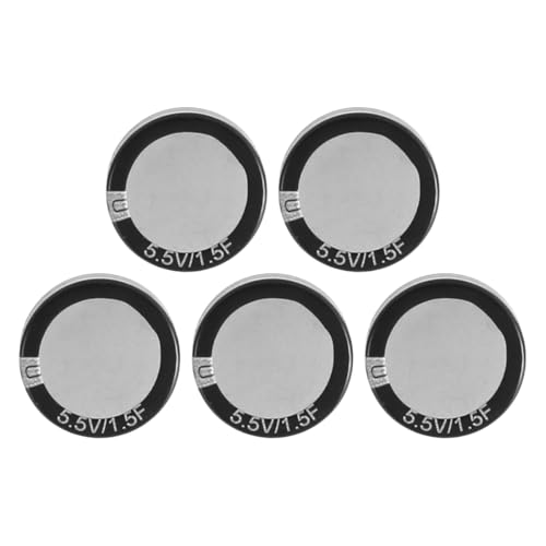 Ieron Superkondensator 5,5 V 1,5 F C-Typ Knopfkondensator Knopfkondensator Geeignet für Unterhaltungselektronik und Steuermodule für intelligente Haushaltsgeräte Ieron Superkondensator 5,5 V 1,5 F C-Typ Knopfkondensator Knopfkondensator Geeignet für Unterhaltungselektronik und Steuermodule für intelligente Haushaltsgeräte von Ieron