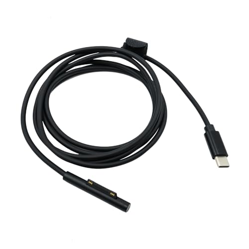 Ieron USB-C-auf-Surface-Pro-Anschluss-Ladekabel für Surface Pro 3/4/5/6 Tablet, Surface Laptop 1/2, Surface Book 1/2, Surface Go, Kabel kompatibel mit 15-V-PD-Ladegerät von Ieron