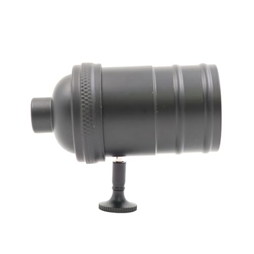 ieron Vintage Messing Lampenfassung mit Schalter – Retro E26/E27 Hängelampenfassung aus antikem Kupfer – Mattschwarz ieron Vintage Messing Lampenfassung mit Schalter – Retro E26/E27 Hängelampenfassung aus antikem Kupfer – Mattschwarz von Ieron