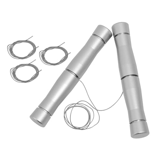 Ieron Werkzeug zum Entfernen von Auto-Logos mit 3 PE-Draht und 2 Aluminiumgriffen, Logo-Plattenentferner, für die Installation von Auto-Wrap-Folien, Kratzfest, Silber von Ieron