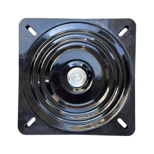 ieron 12,7 cm robuster Barhocker-Drehplatte, Ersatz, quadratischer Drehmechanismus für Liegestühle oder Möbel, Kugellager, Drehgelenk, Bootssitz, 360 Grad drehbarer Sitz, Drehfuß von Ieron