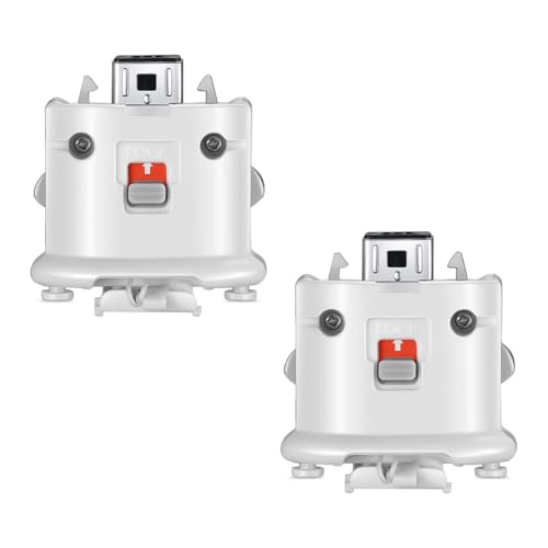ieron 2er-Pack Motion Plus-Adapter, kompatibel mit Wii, externer Bewegungssensor für Fernbedienung, dynamischer Verstärkergriff-Beschleuniger ieron 2er-Pack Motion Plus-Adapter, kompatibel mit Wii, externer Bewegungssensor für Fernbedienung, dynamischer Verstärkergriff-Beschleuniger von Ieron