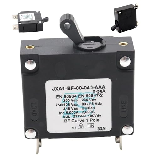 15 Ampere Breaker, DC/AC-Leistungsschalter mit manuellem Ein/Aus-Toggle Reset Switch, wärmeresistente wiederverwendbare thermische Überlastschutzschutz, Leistungsschalterfinder von Iewroyt
