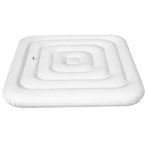 Aufblasbare Whirlpool-Abdeckung- 53 im Sparendeckel für quadratische Whirlpool- Faltbare Schutzregenüberlaufabdeckung für aufblasbare Outdoor-Wannen von Iewroyt