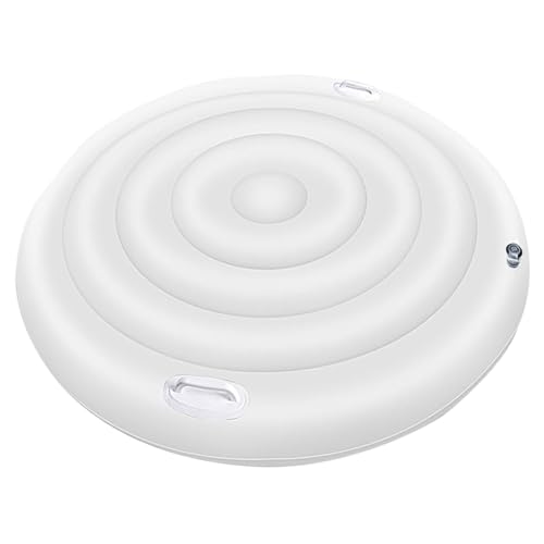 Aufblasbare Whirlpool-Abdeckung mit Griff, 57 '' passt zu Allen tragbaren Whirlpool-Deck-Upgrade isolierter thermischer Energieeinsparung Deckel Beschützer im Freien Winddicht regendicht, schneebesic Aufblasbare Whirlpool-Abdeckung mit Griff, 57 '' passt zu Allen tragbaren Whirlpool-Deck-Upgrade isolierter thermischer Energieeinsparung Deckel Beschützer im Freien Winddicht regendicht, schneebesic von Iewroyt