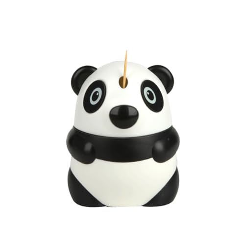 Automatischer Zahnstocherhalter mit Deckelpanda Form Zahnstocher Lagerbehälter Cocktail Stickspender Automatischer Zahnstocherhalter mit Deckelpanda Form Zahnstocher Lagerbehälter Cocktail Stickspender von Iewroyt