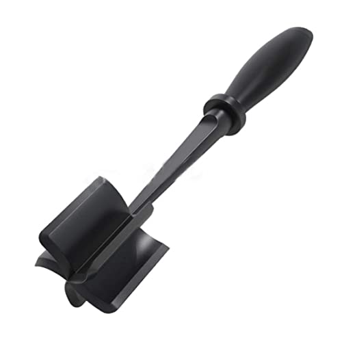 Fleischhacker Handheld Hitzebeständiges Hamburger Masher Rinderhackfleisch Masher Utensil schwarz von Iewroyt
