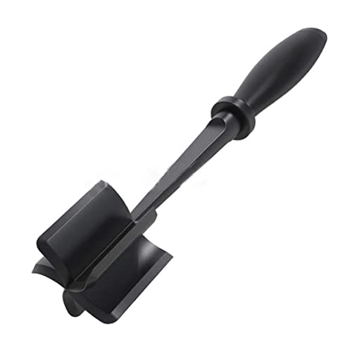 Fleischhacker Handheld Hitzebeständiges Hamburger Masher Rinderhackfleisch Masher Utensil schwarz von Iewroyt