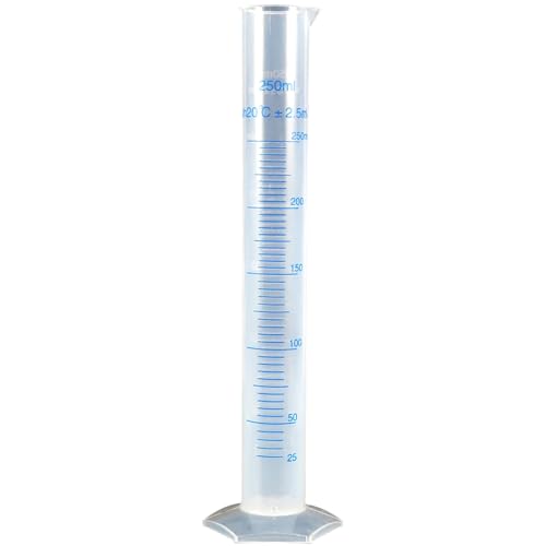 Graduierter Zylinder 250 ml Plastik-Absolventenzylinder mit stabiler Basi von Iewroyt