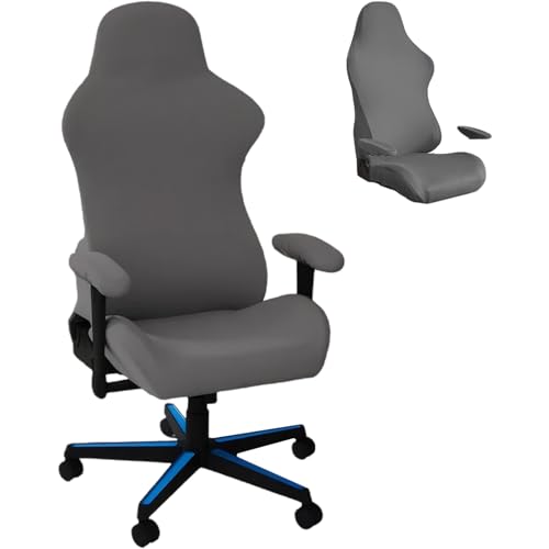 Iewroyt 1 Set Gaming Stuhl Deckung Dehnbarer Bürostuhlabdeckung mit Armlehnenabdeckung staubdichtem waschbarem Computer mit Zipper -Büro für Computer von Iewroyt