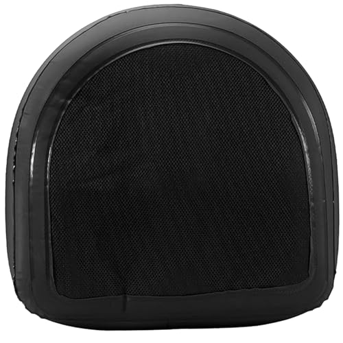 Iewroyt Aufblasbarer -Sitz mit Saugnapfbecher 18, 5 x 16 x 5, 9 Zoll -Sitz mit 2 in 1 Ventil wiederverwendbares PVC -Spa -Pool -Booster für Erwachsene, schwarzer Aufblasbar von Iewroyt