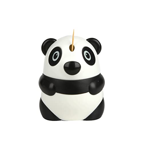 Iewroyt Automatischer Zahnstocherhalter mit Deckelpanda Form Zahnstocher Lagerbehälter Cocktail Stickspender Iewroyt Automatischer Zahnstocherhalter mit Deckelpanda Form Zahnstocher Lagerbehälter Cocktail Stickspender von Iewroyt