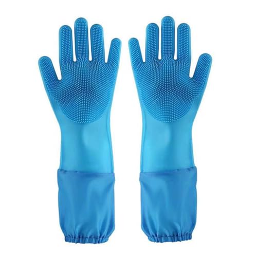 Iewroyt Gummi -Geschirrspülhandschuhe extra lange Ärmel Reinigungsschrubbenhandschuhe wasserdicht Iewroyt Gummi -Geschirrspülhandschuhe extra lange Ärmel Reinigungsschrubbenhandschuhe wasserdicht von Iewroyt
