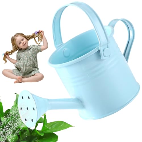 Iewroyt Kleine Bewässerung, 2, 8 x 4, 7 Kinder Bewässerung Dose mit Griff, rostfest von Iewroyt