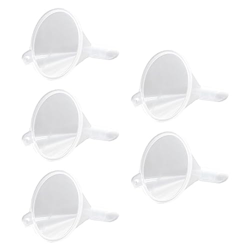 Kunststoff Trichter klar Mini -Trichter Füllen ätherisches Ölwerkzeughandwerk Handwerksmittel 5pcs von Iewroyt