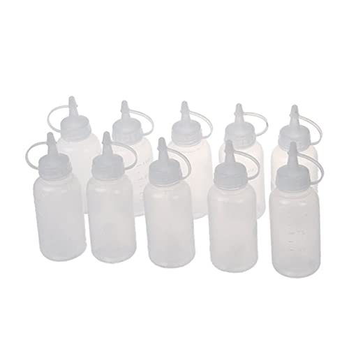 TIPP Kleberflasche leer Applikator Kleberflasche mit Deckel für kleine Klebprojekte Papier DIY Craft 100ml 10pcs von Iewroyt