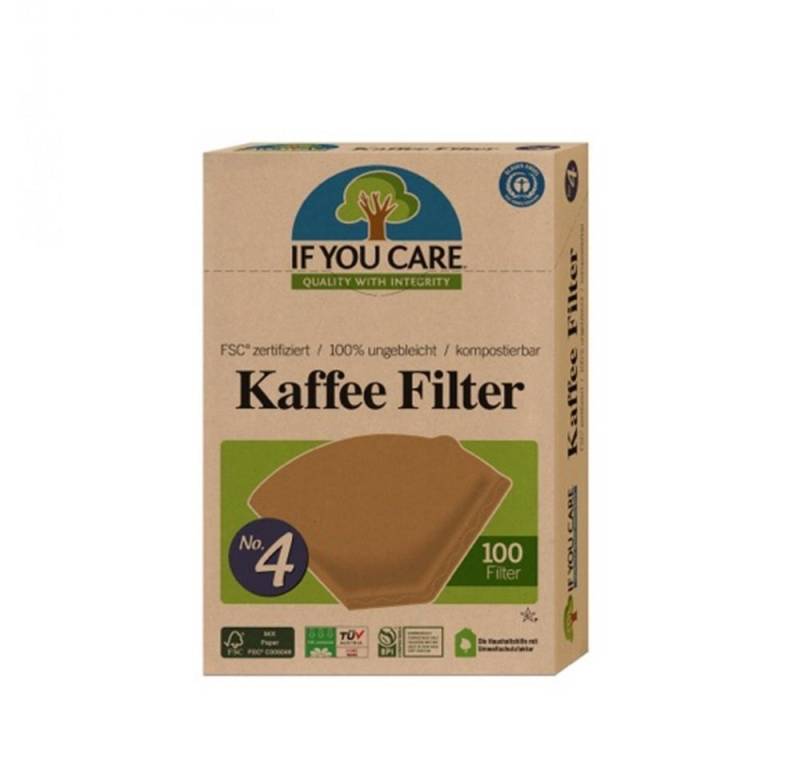 If You Care Papierfilter IF YOU CARE Kaffeefilter No. 4, Papier von If You Care