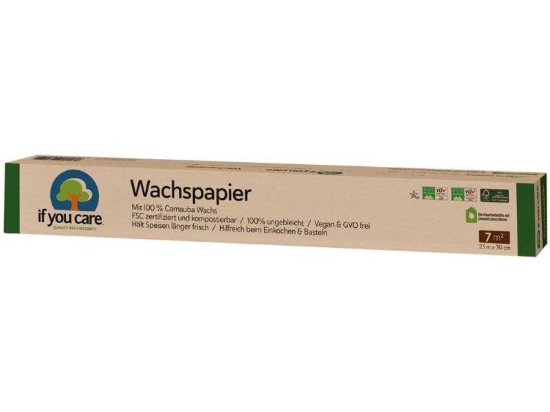 If You Care Wachspapier IF YOU CARE Wachspapier, Rolle, 23 m von If You Care